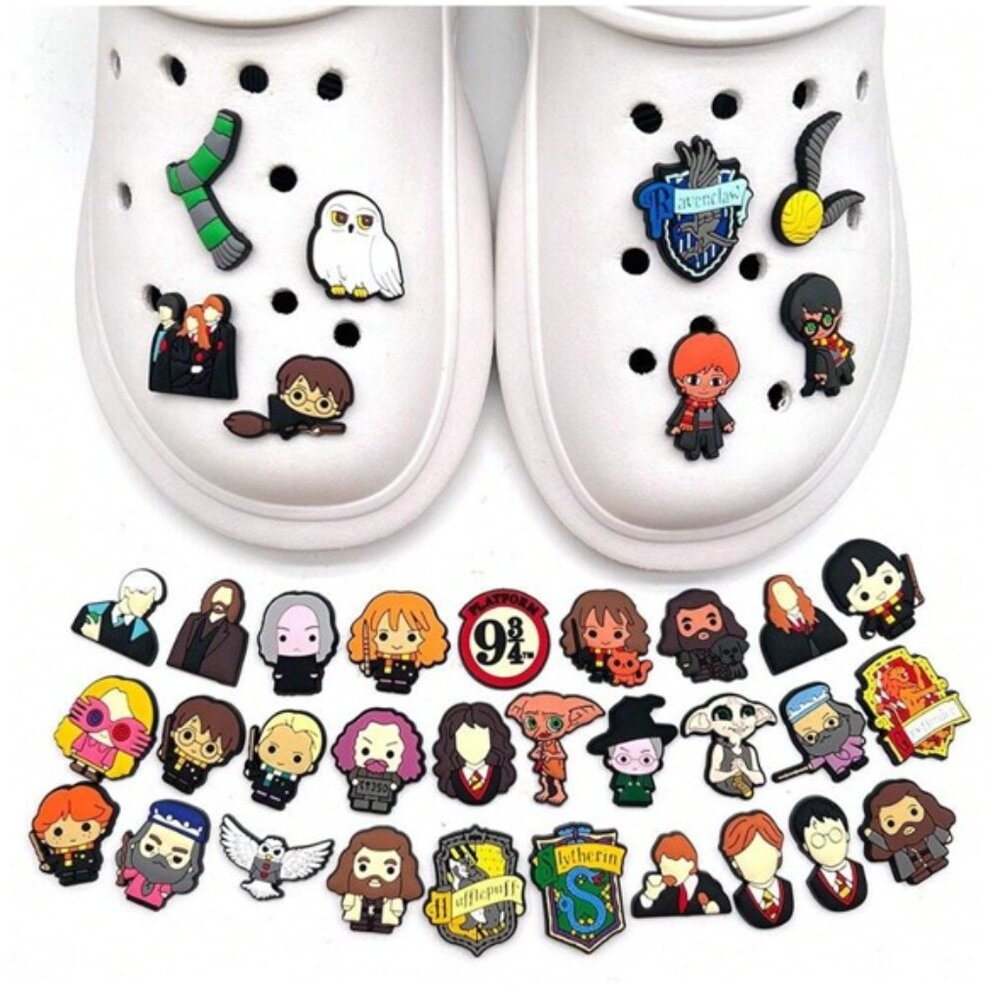 Harry Potter (6-Pc) Large Jibbits Crocs Charms (BRAND NEW & SO CUTE!)